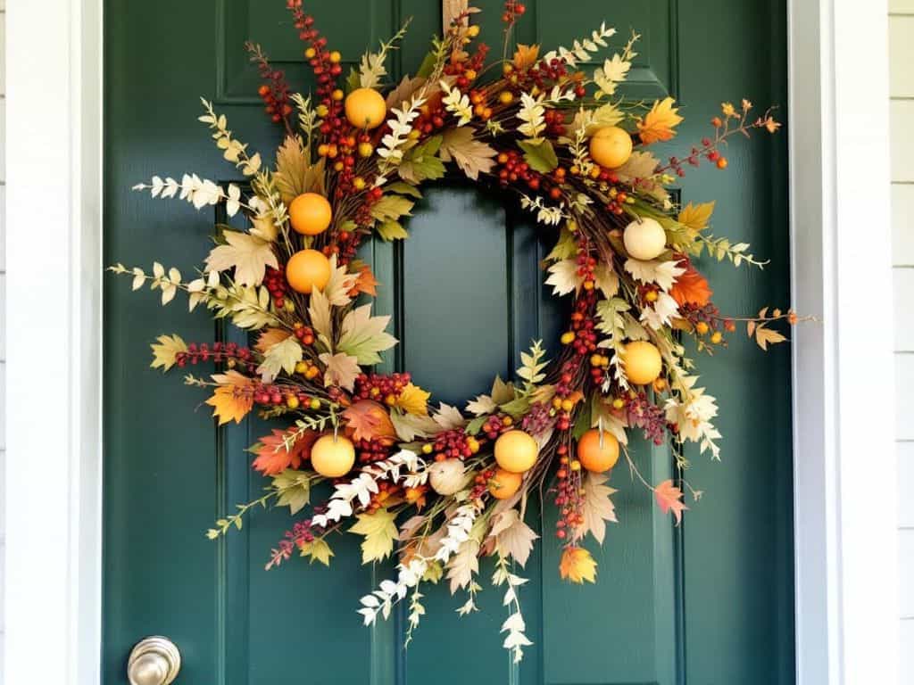 Fall_front_porch_design__Harvest_Wreath_on_the_Door