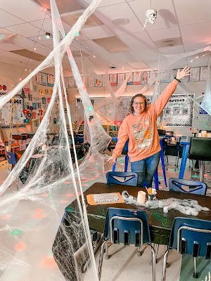 Halloween classroom decor