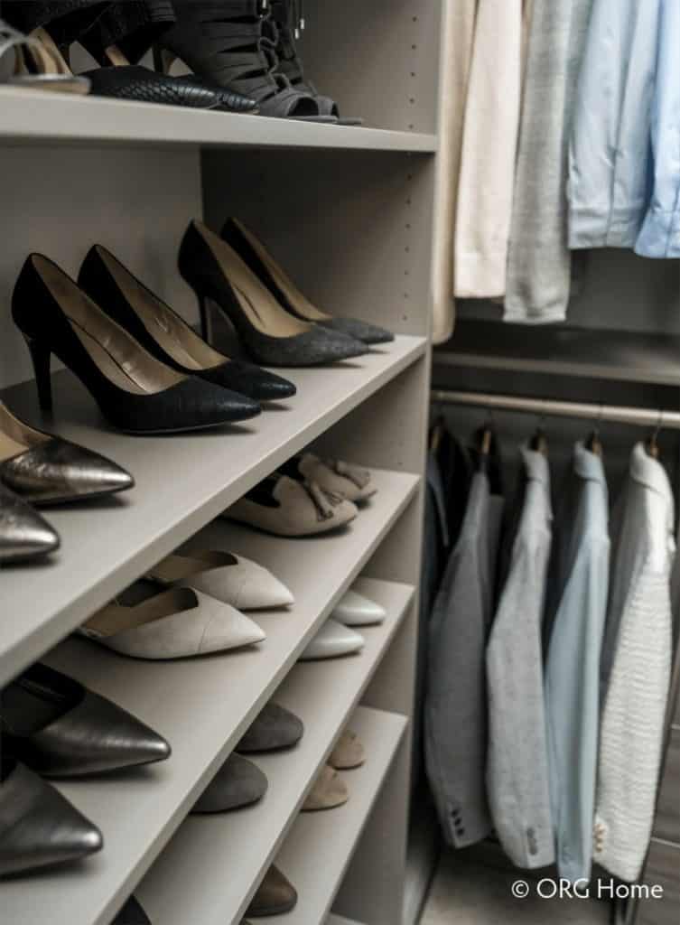 small walk in closet tips