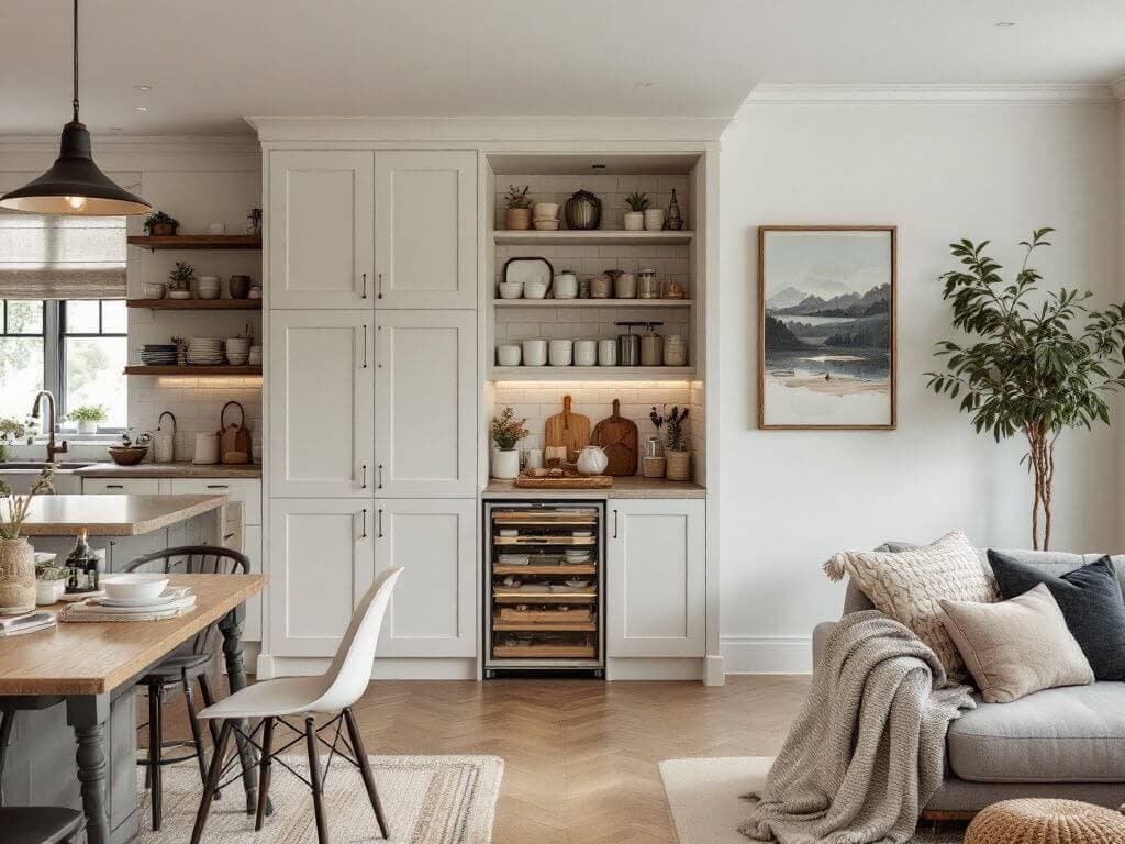 cozy_dining_room living_room_combo_Kitchen_Pantry