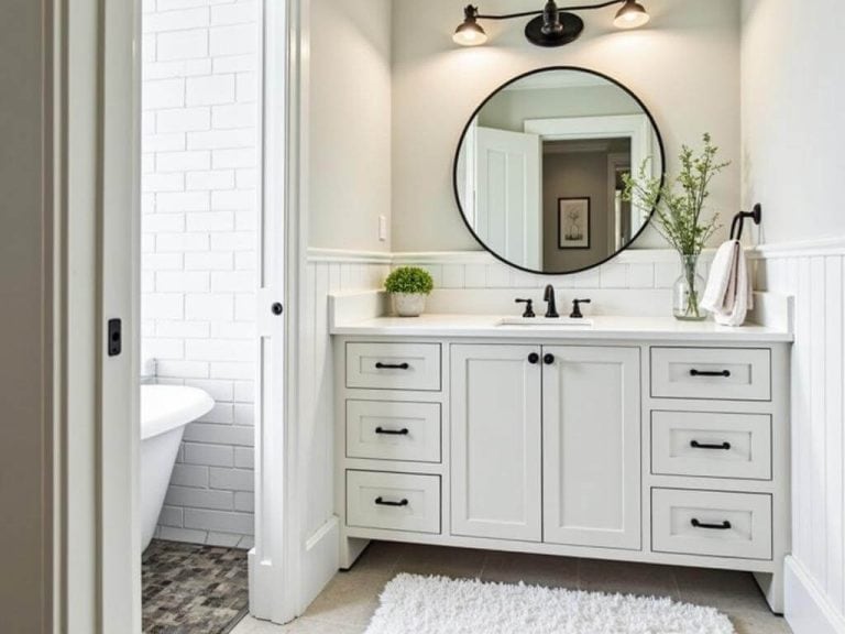 17 Cozy Modern Farmhouse Bathroom Ideas to Transform Your Space