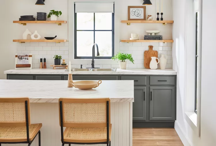 minimlistic kitchen counter