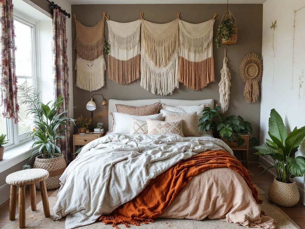 boho style bedroom ideas