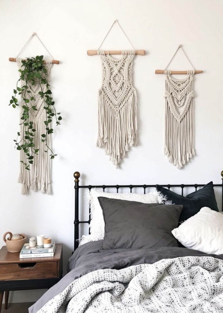 boho_bedroom_Macramé_Wall_Hangings