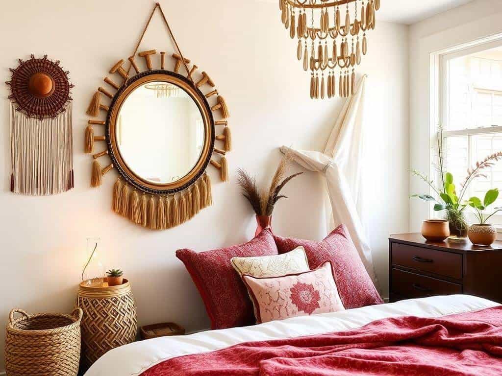 boho_bedroom_with_Boho_Mirror