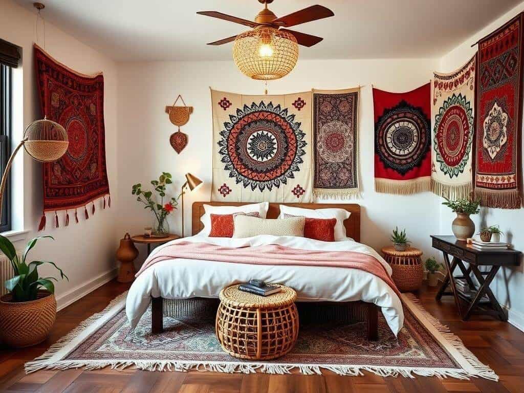 boho_bedroom_with_Tapestries