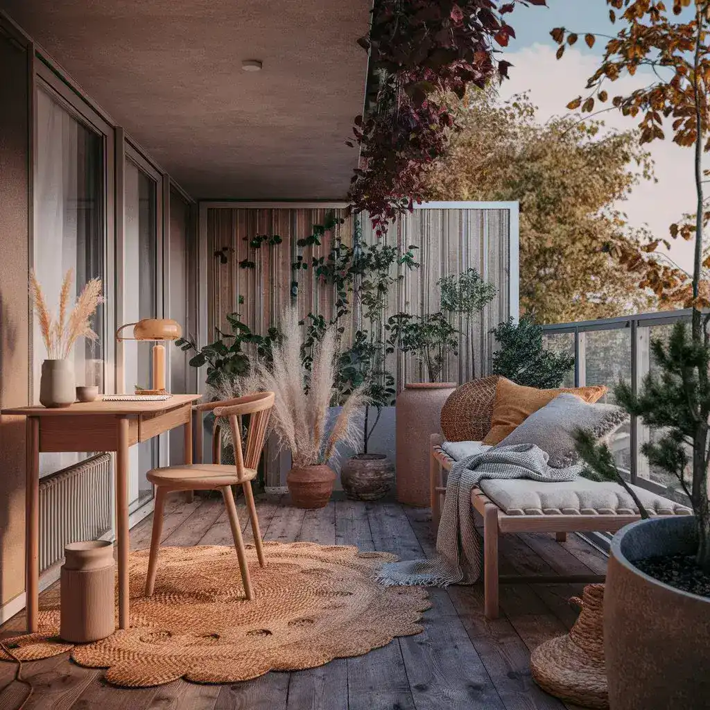 japandi balcony