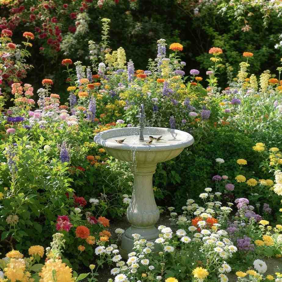 cottage garden Bird Bath or Feeder