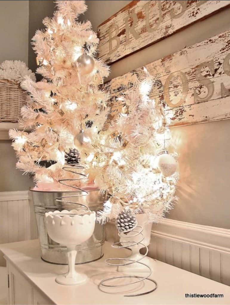 christmas lights for bathroom decor