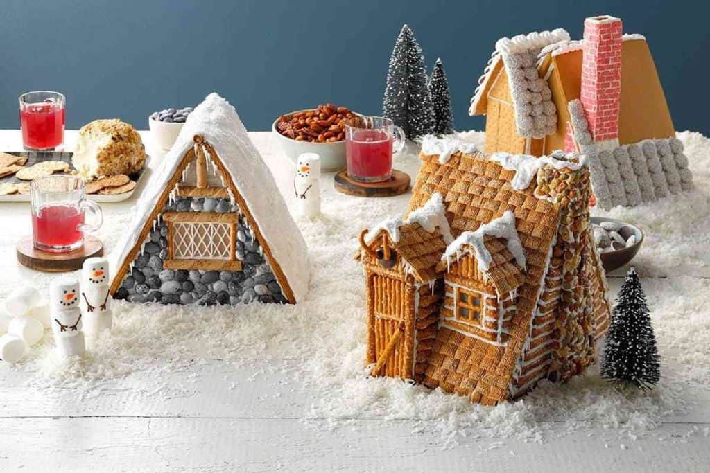 Gingerbread House Tablescape for christmas decor