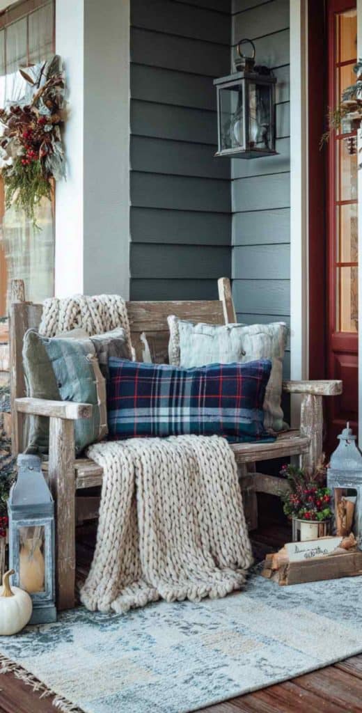 front porch for Christmas