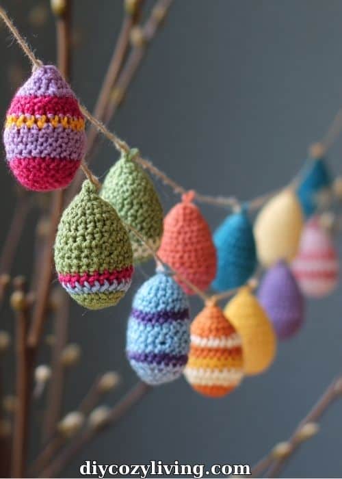 Crochet Easter Egg Garland