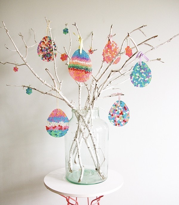 Easter Centerpiece with Branches