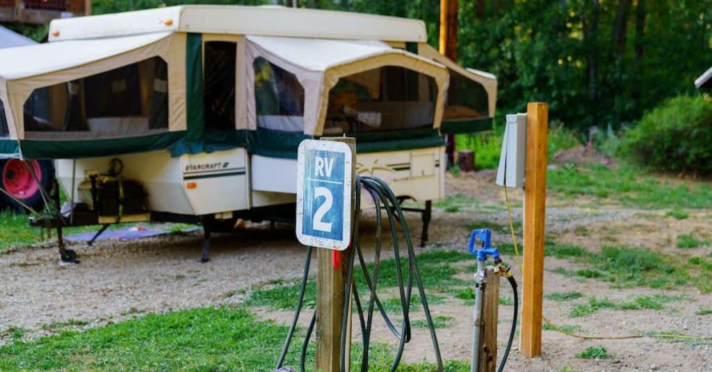 parking pad rv hookup