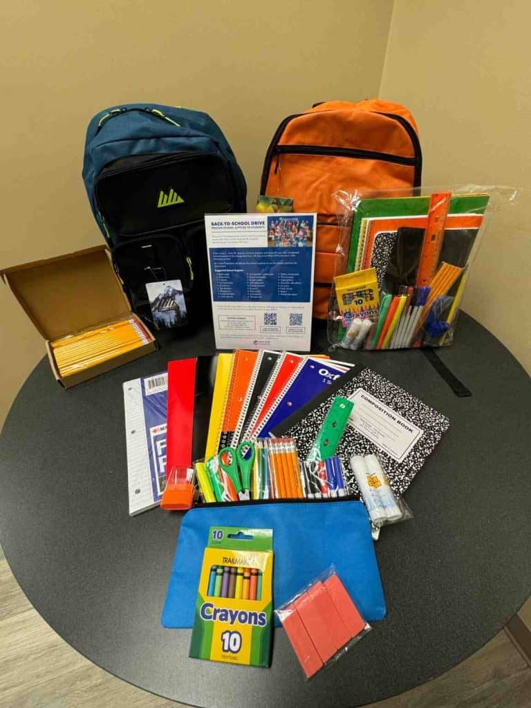 backpack organization for back to school