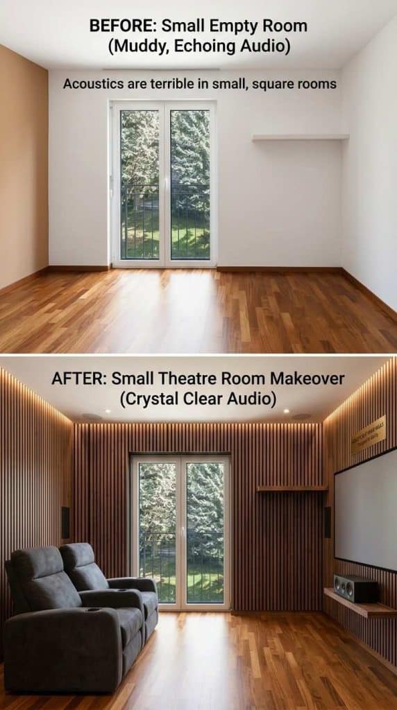 Acoustic Slat Wood Walls