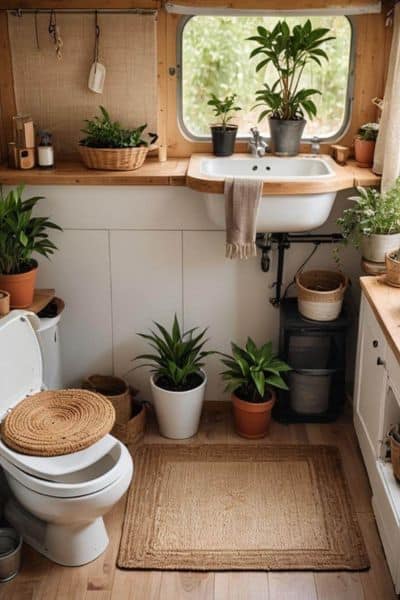 camper bathroom decor ideas