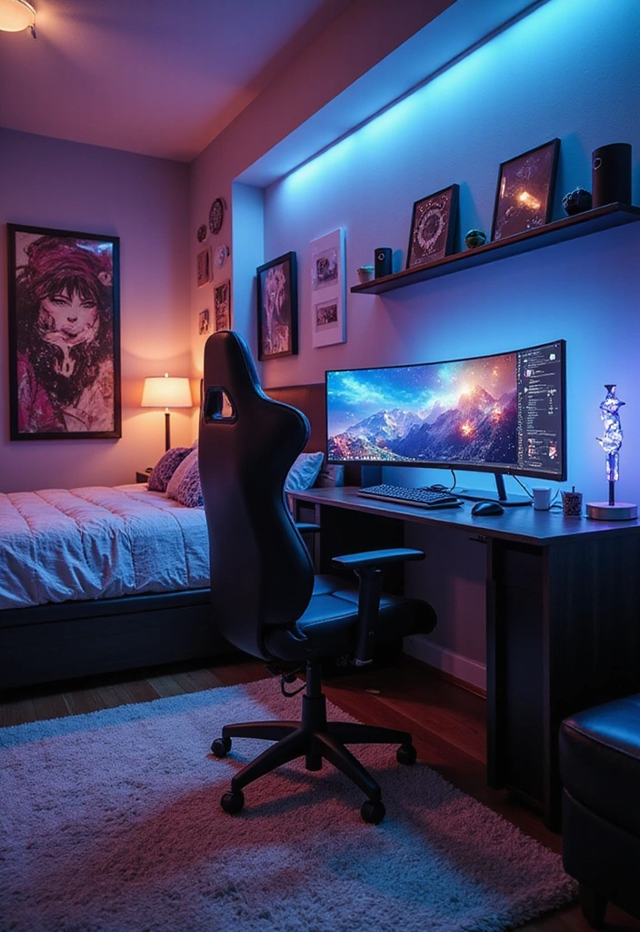 20 Unique Bedroom Styles for Men That You'll Wish You Knew Sooner! - 10. Tech Haven