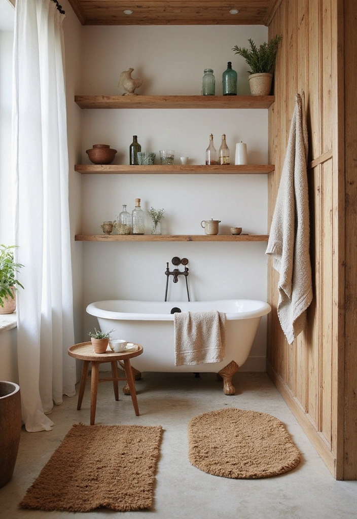 25 Creative Boho Bathroom Designs That Will Blow Your Mind! (Check Out #11!) - 16. Sustainable Materials for Eco-Friendly Decor