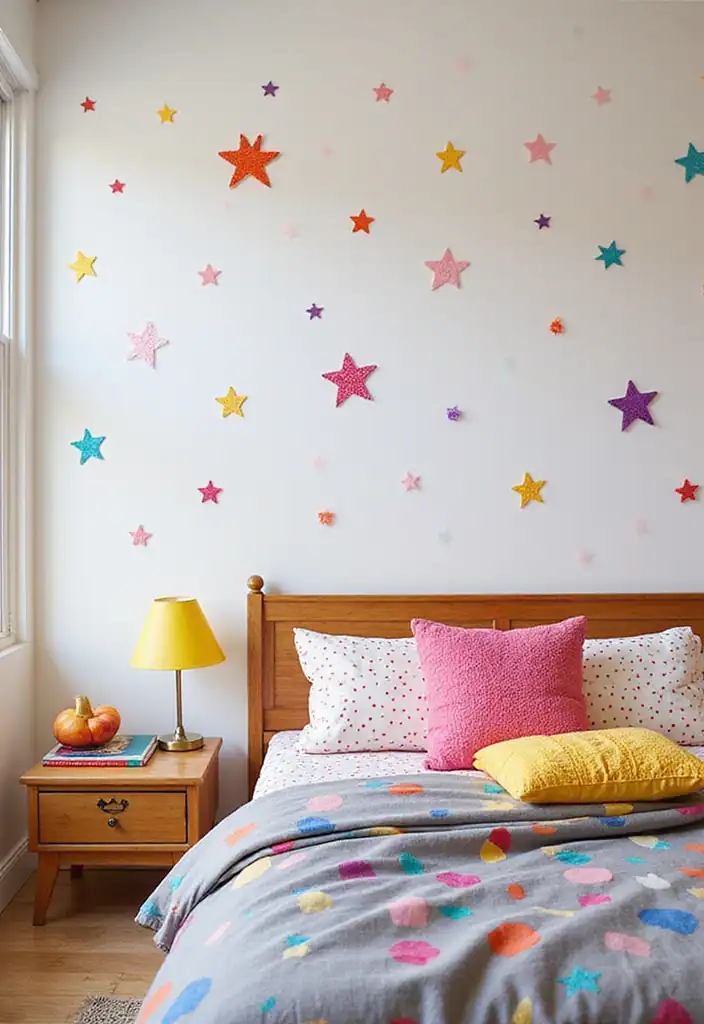 21+ Modern Wall Painting Ideas for Your Bedroom That Will Take Your Breath Away! - 14. Removable Wall Decals