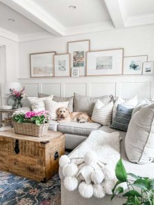 picture ledge layout ideas